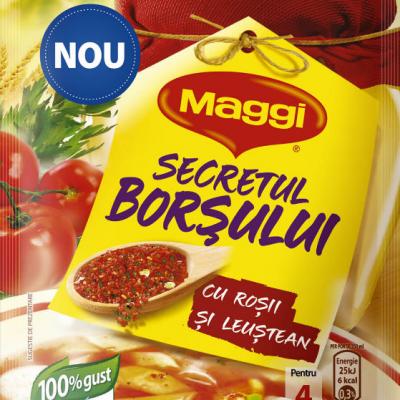 MAGGI Secretul Borsului: acum cu rosii si leustean!                                     