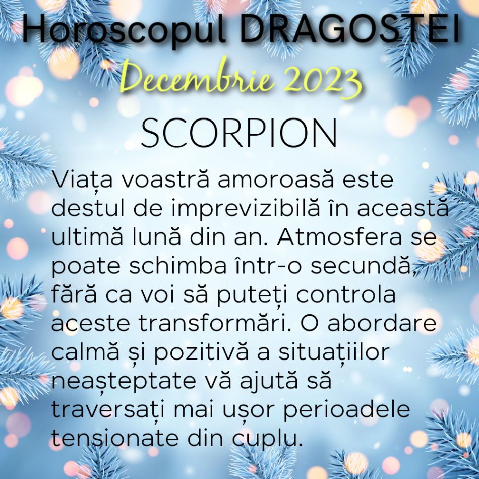 Horoscopul Dragostei Decembrie 2023: o lună MAGICĂ pentru iubire și împlinirea dorințelor