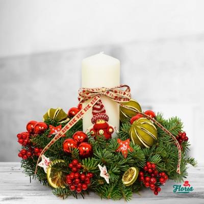 Un Craciun Fericit cu aranjamente si decoratiuni de Craciun de la Floria.ro 