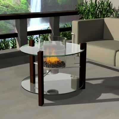 Biosemineul Veranda - efectul flacarilor intrun cilindru de sticla!