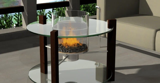 Biosemineul Veranda - efectul flacarilor intrun cilindru de sticla!