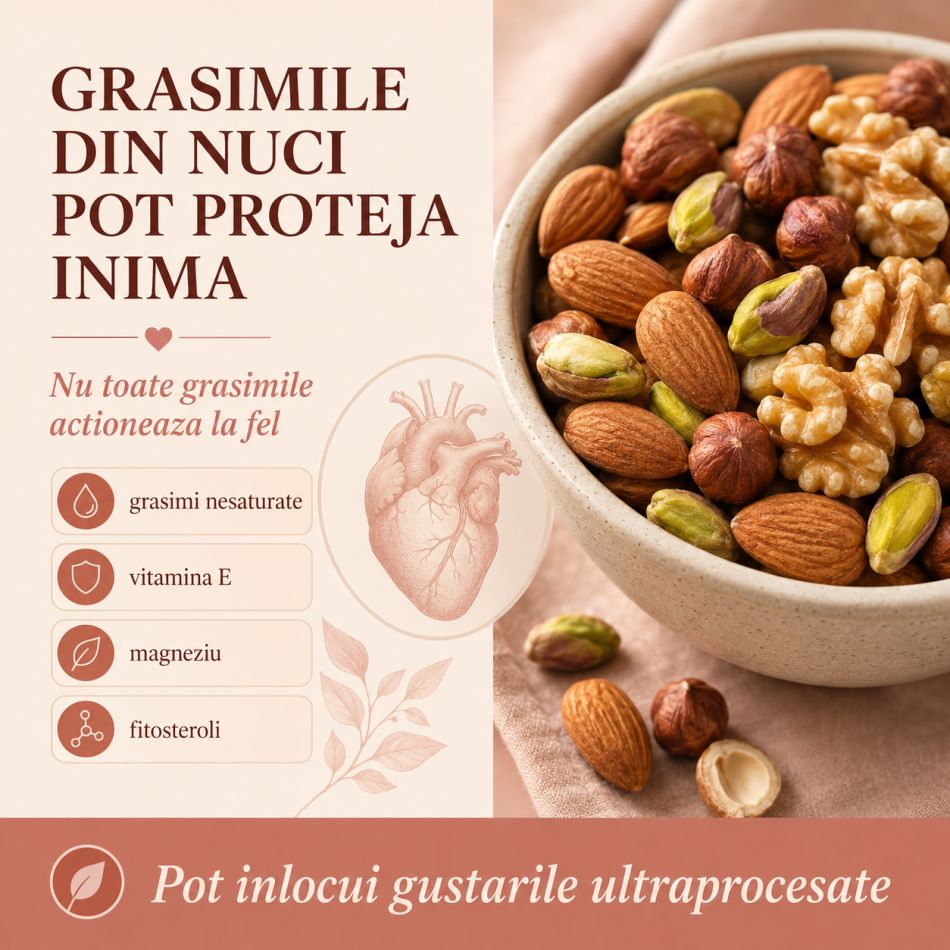 Alimentul recomandat pentru inimă pe care multe femei îl evită de teamă că îngrașă