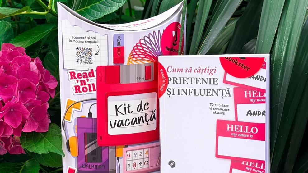 Lecturi de vacanță pentru 70.000 de abonați Bookster: o carte-surpriză și un kit care te duce în copilărie