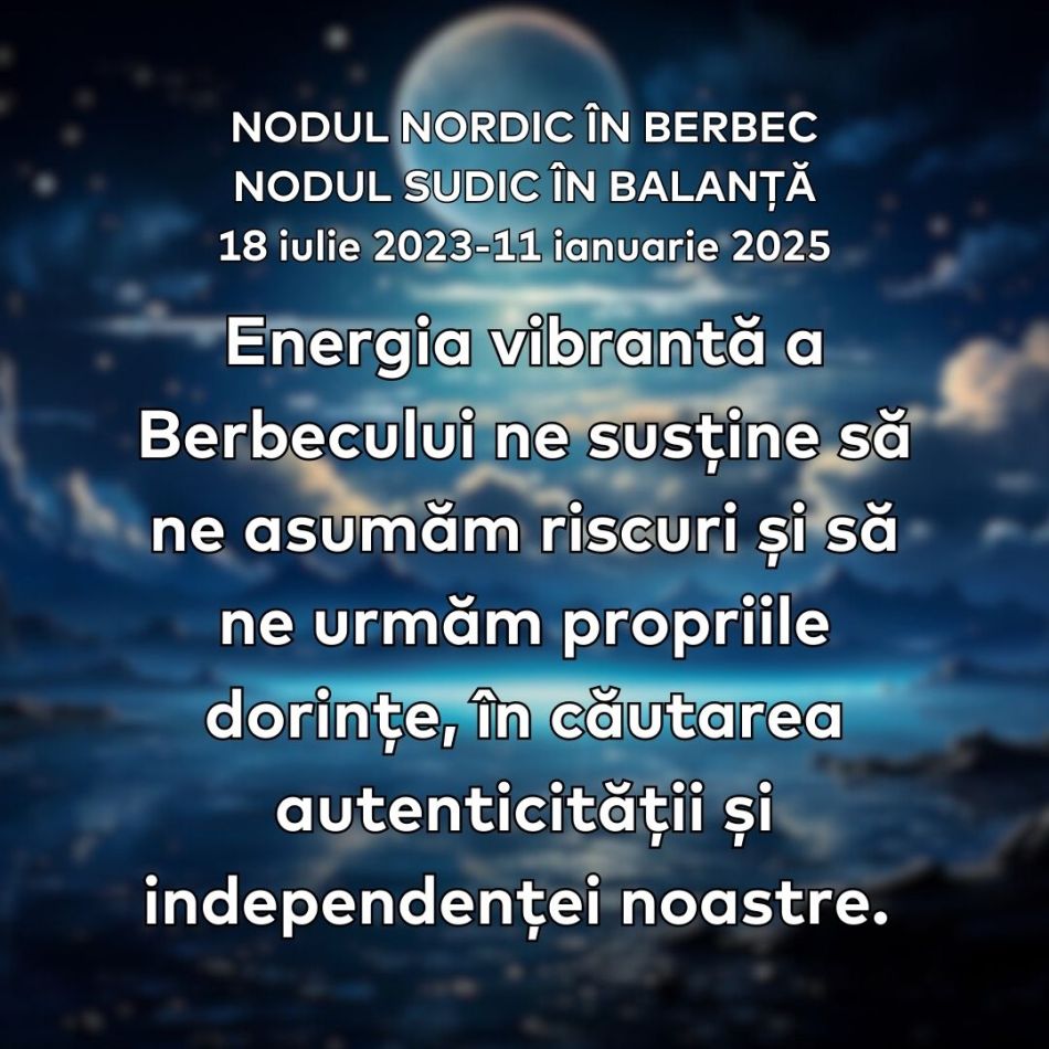 Pe 18 iulie, Universul ne revoluționează viețile, odată cu intrarea Nodurilor Lunare în Berbec și Balanță