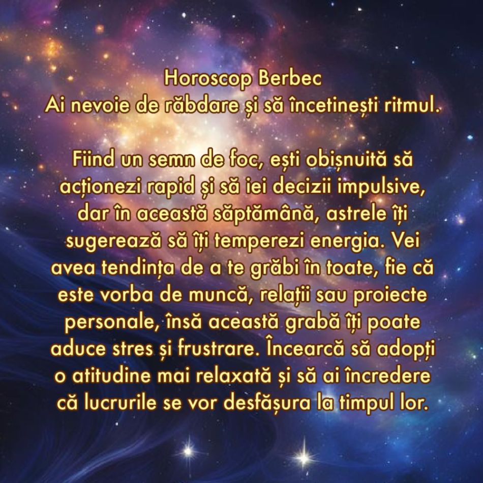 De ce are nevoie fiecare semn zodiacal în săptămâna 7-13 octombrie