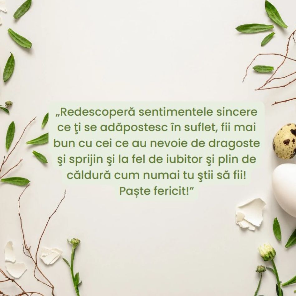 Mesaje de Paște. Urări, SMS-uri și felicitări pe care să le trimiți oamenilor dragi cu ocazia Paștelui