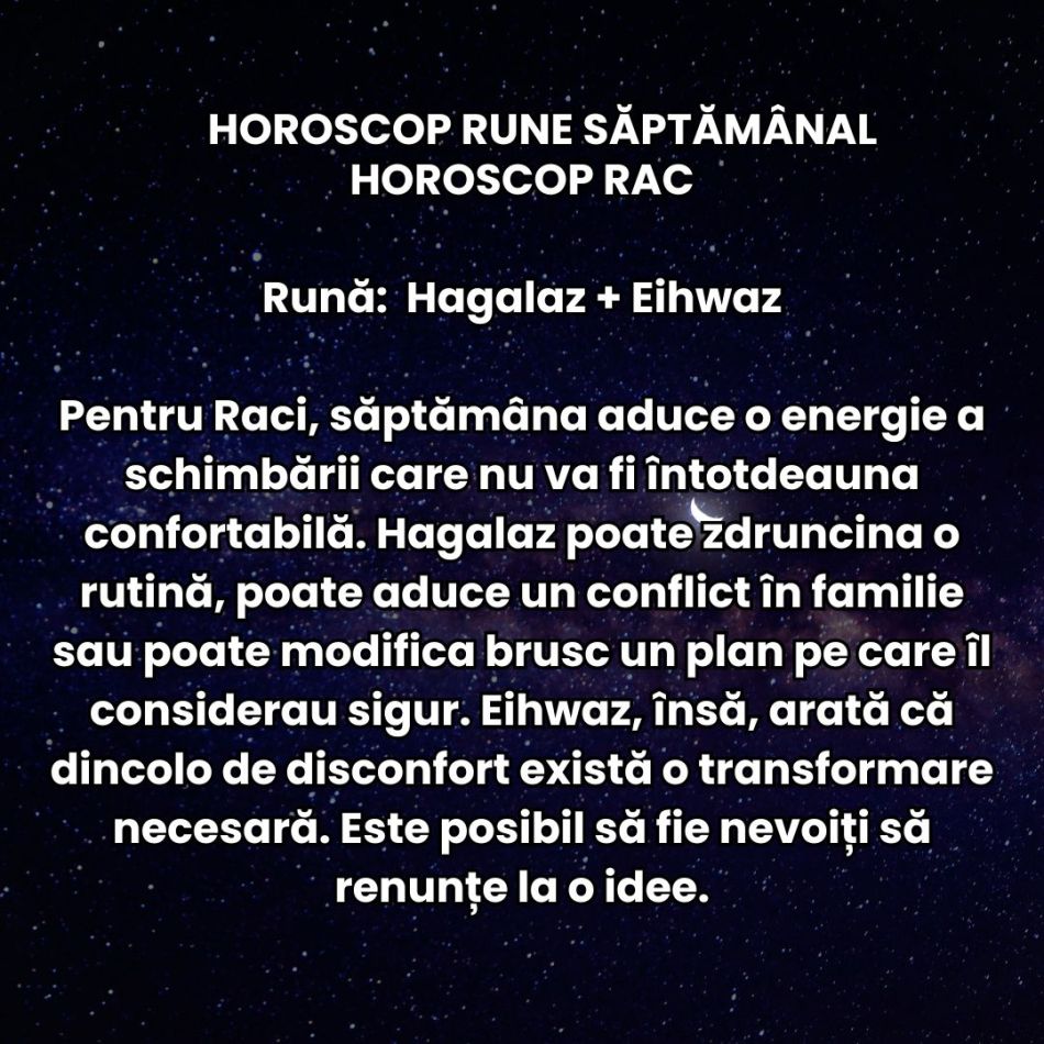 Horoscop Rune săptămâna 21-27 septembrie: Decizii pripite și răni vechi redeschise. Frustrările pot scăpa de sub control