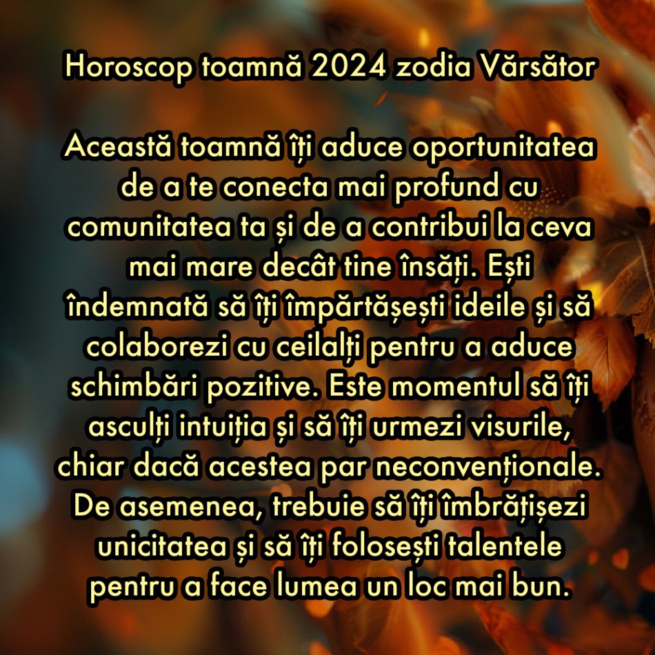 Horoscopul sincer al toamnei 2024: Ce îți rezervă astrele în următoarele trei luni ale anului?