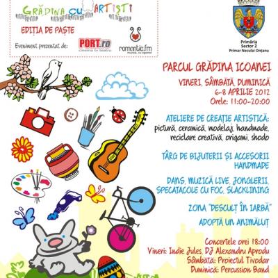 (P) Sarbatoarea Floriilor transforma Parcul Gradina Icoanei in Gradina cu Artisti