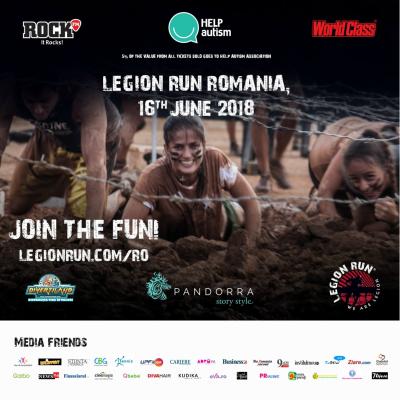 Ajută copiii cu autism participând la Legion Run