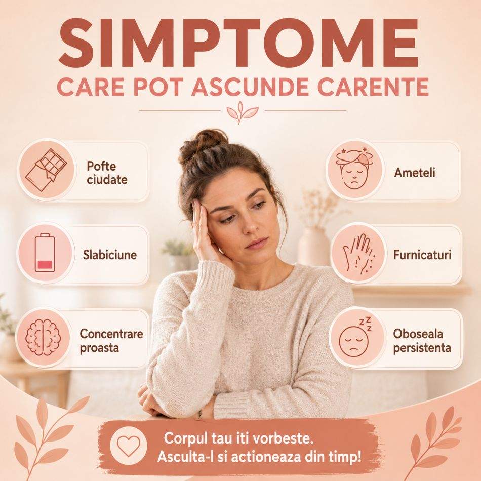 Ai pofte ciudate, slăbiciune și concentrare proastă? Când corpul îți poate semnala lipsa unor vitamine sau minerale