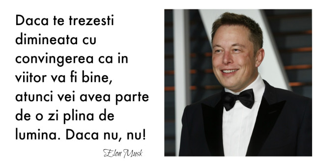 Citate inspirationale: Alfabetul progresului dupa Elon Musk