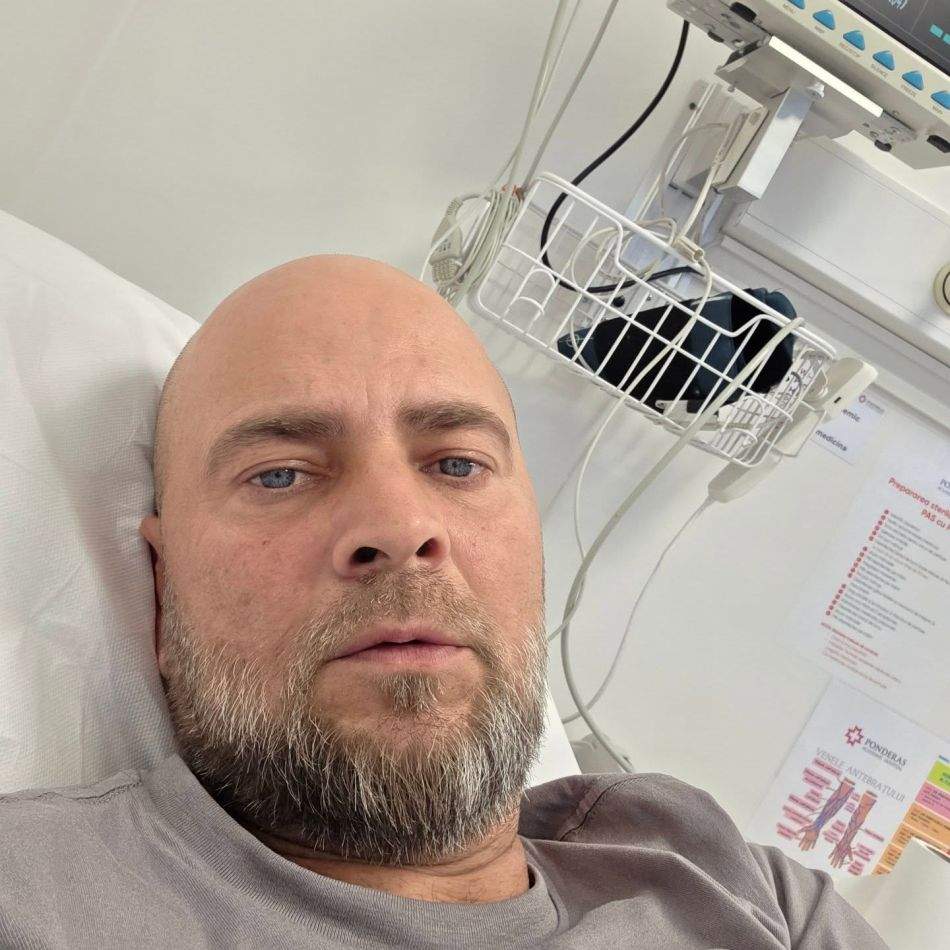 Cosmin Seleși, internat de urgență la spital. Prezentatorul de la Batem palma? a oprit  imediat filmările