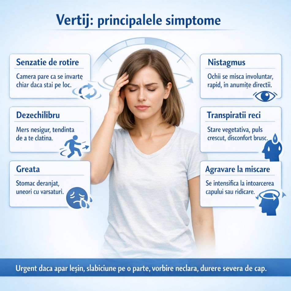 Vertij (amețeli)? Cauze, manevra Epley și când este necesar consultul neurologic