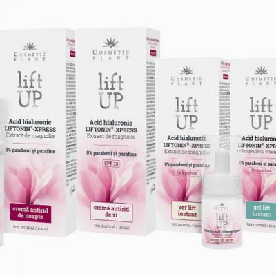 Cosmetic Plant lanseaza LiftUp, o noua gama cu 5 produse ce au la baza un cocktail special de lifting
