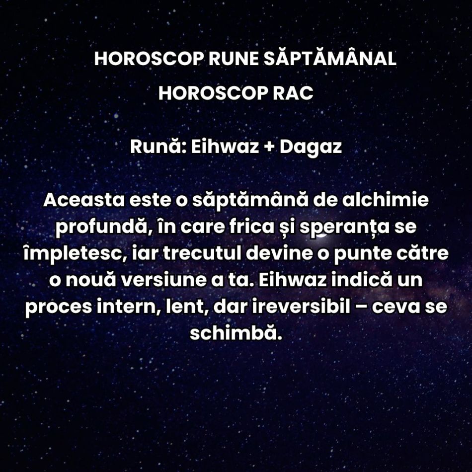 Horoscop Rune săptămâna 12-18 mai 2025: Este momentul să ieșim din umbră și să ne îmbrățișăm adevărata putere.