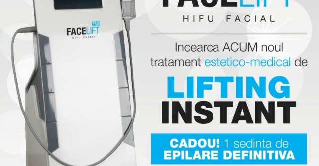 Beauty One lanseaza in Romania HIFU FaceLift PRO, tehnologia revolutionara ce inlocuieste lifting-ul facial chirurgical