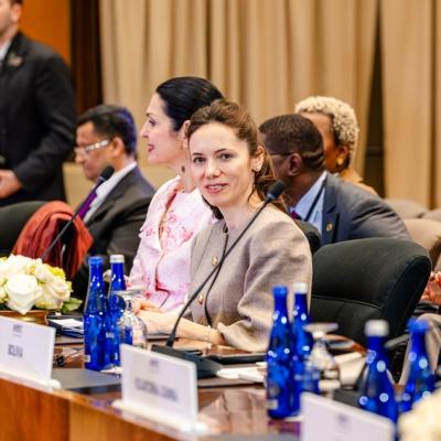 Apariția impecabilă a Mirabelei Grădinaru. Cât a costat ținuta purtată de Prima Doamnă a României? 