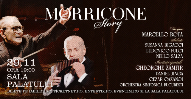 „Morricone Story” – un spectacol eveniment în avanpremieră la București pe 29 noiembrie