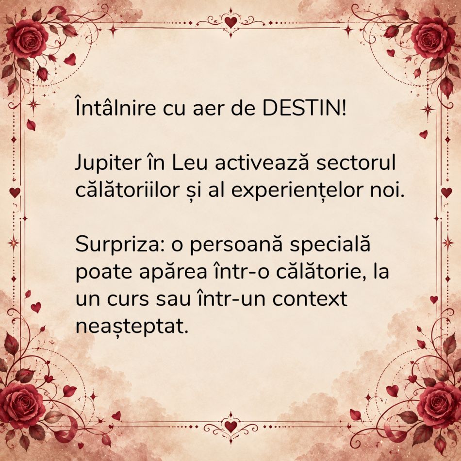 Cineva le va spune TE IUBESC când se așteaptă mai puțin! În 2027 Săgetătorilor li se pregătește o POVESTE de iubire ravisantă