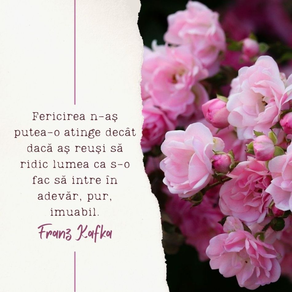 40 de citate și cugetări ale lui Franz Kafka: Mi-am petrecut viaţa, stăpânindu-mă, sfărâmând-o. 