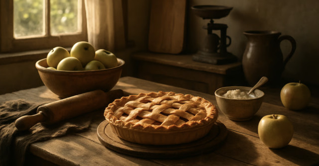 Cea mai ușoară plăcintă cu mere - Rețetă simplă de post