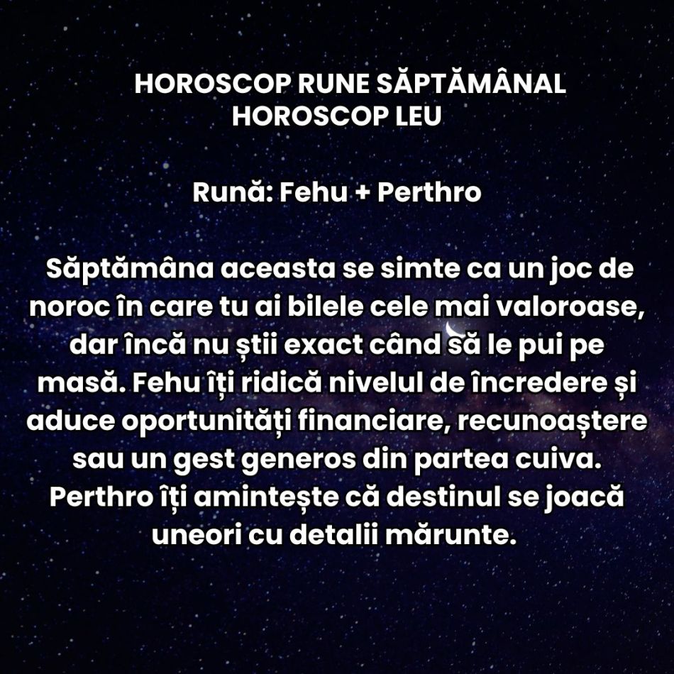 Horoscop Rune săptămâna 15-21 decembrie 2025: Energia Solstițiului începe să se facă resimțită și aduce reevaluări și tensiuni
