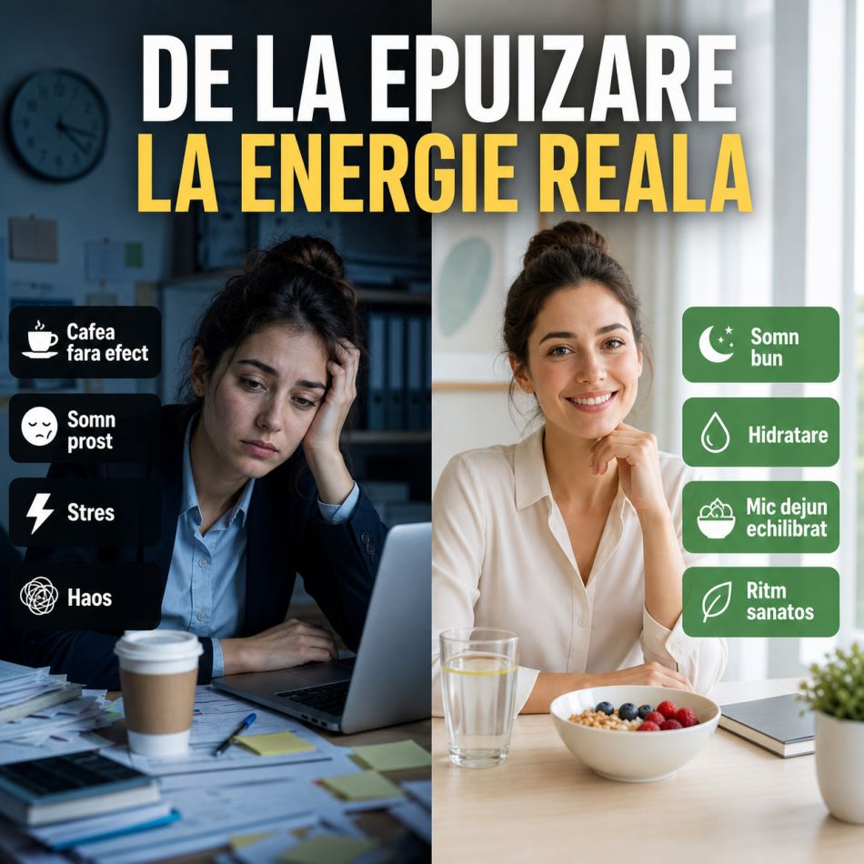 Nu ai energie nici după cafea? Obiceiuri zilnice care te storc de vitalitate fără să îți dai seama