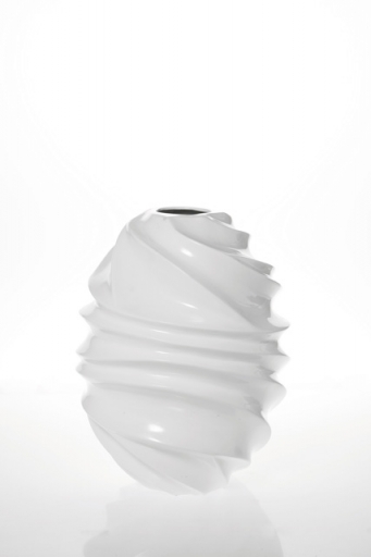 Vaza VASE WHITE TWIST 46 