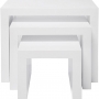 Masute White Club Nest Of 3 Tables