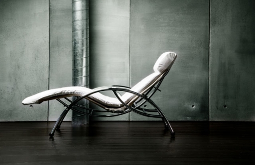 Relax Chair Soso Chrome/ Imitation Leather White