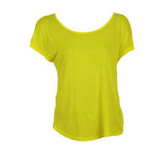 Tricou galben subtire Zara Laveh Yellow