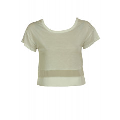 Tricou ZARA Lisle White