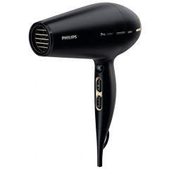 Uscator de par Philips HPS920/00, Putere 2300W, Motor CA, Cablu 3 metri, ThermoProtect, Negru