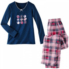 Pijama din tesatura si catifea femei