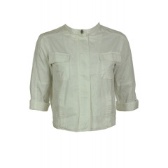 Jacheta Bershka Outy White