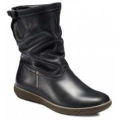 Ghete dama confortabile piele ECCO Aude (negre)
