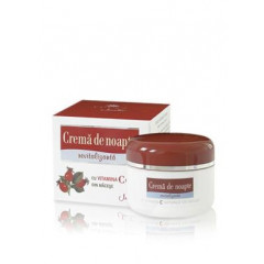 COSMETIC PLANT Crem&#259; de noapte revitalizant&#259;, cu vitamina C natural&#259; din m&#259;ce&#351;e