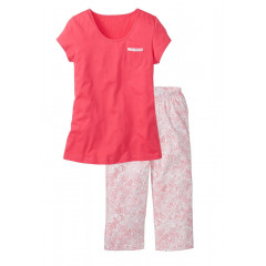 Pijama capri bonprix