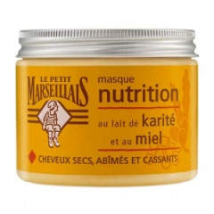 Masca pentru par uscat cu lapte de shea-karite si miere 300ml Le Petit Marseillais