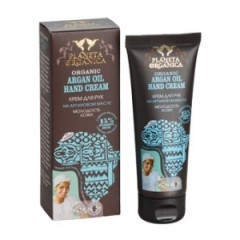 Crema pentru maini efect de intinerire cu ulei de argan 75 ml Planeta Organica