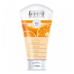 Gel de dus bio Orange Feeling cu extract de Portocale si Catina. Pentru un plus de hidratare si energizare Lavera 150 ml