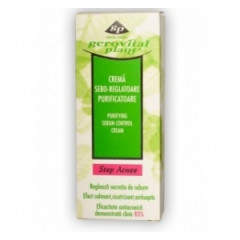 Crema sebo-reglatoare purificatoare 50ml Gerovital Plant Stop Acnee