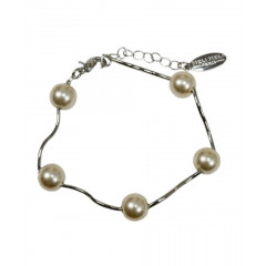Bratara cu perle bej