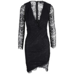 Rochie petrecuta din dantela AX PARIS - negru