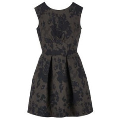 Rochie kaki cu imprimeu de camuflaj Closet