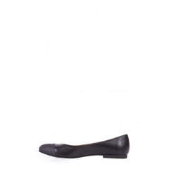 Balerini negri cu glitter din piele naturala model PP-1212