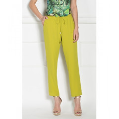Imbracaminte Femei Nissa Pantaloni uni talie joasa croiala lejera Kiwi