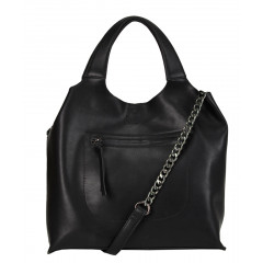 Geanta neagra cu compartiment detasabil