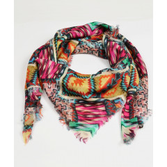 Esarfa patrata, colorata